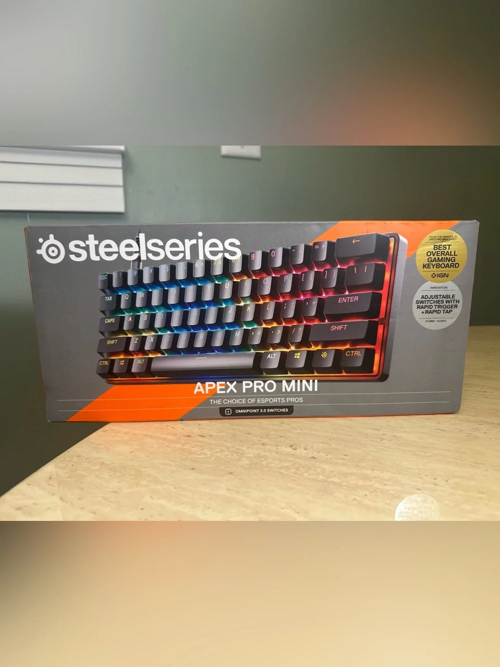 SteelSeries Apex Pro Mini Gen 3 Keyboard OmniPoint 3.0 Magnetic Switches SEALED